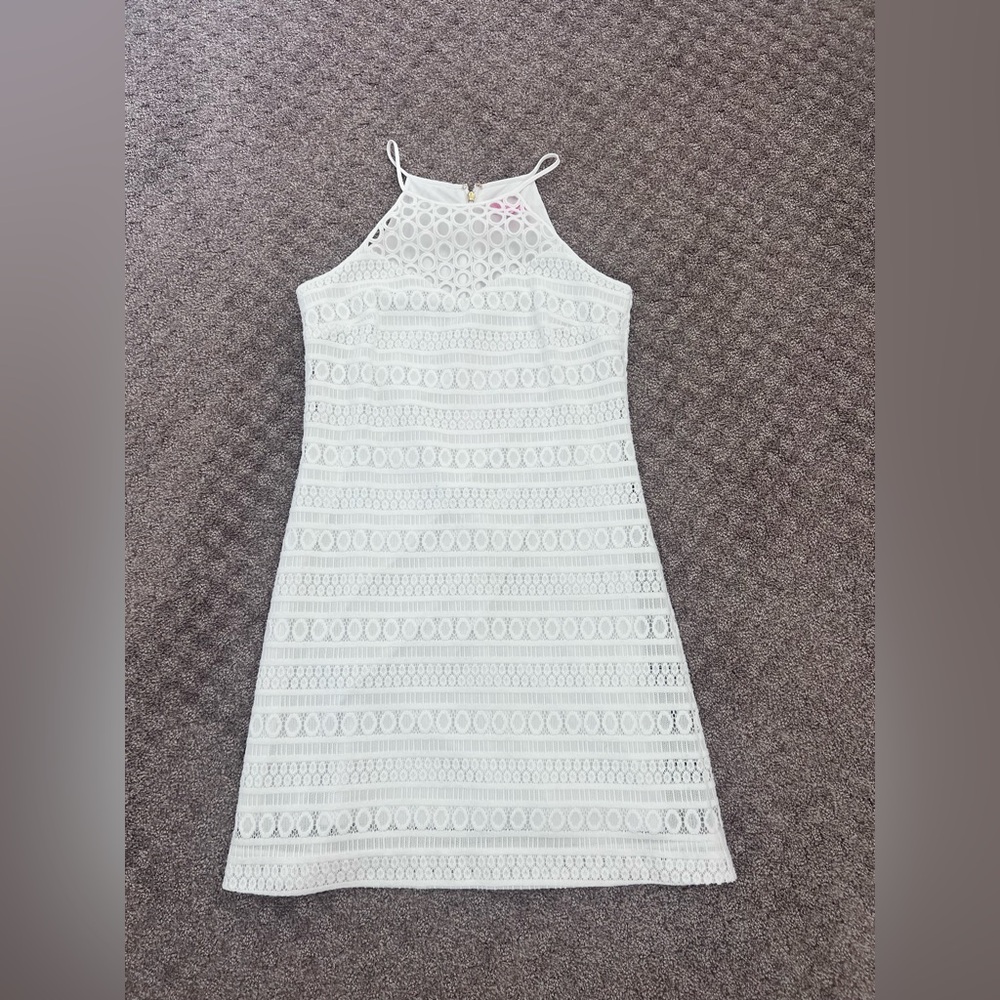Lilly Pulitzer Ivory Zip-Up Top